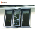 bezpieczeństwo Aluminiowe okna skrzynkowe do izolacji cieplnej od dźwięków huraganowych