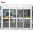 Auto Door Commercial 6063 Aluminiowe przesuwne szklane drzwi elektryczne o długiej żywotności