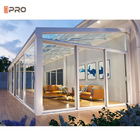 Zamówiony pokój słoneczny zewnętrzny szkło Florida Pokój do ogrodu Szklany Dom Aluminiowa łazienka