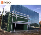Budynek fasady aluminiowej fasady ze szkła odblaskowego / niskoemisyjnego, aluminiowego systemu ścian osłonowych