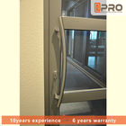 Drzwi wewnętrzne aluminiowe jednoszybowe do domu mieszkalnego Kolor Opcjonalne rodzaje zawiasów Drzwi Zawiasy Cena drzwi