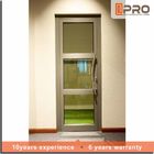 Nowoczesna łazienka szklane aluminiowe drzwi przesuwne na zawiasach do domu mieszkalnego aluminiowe podwójne drzwi na zawiasach drzwi ze stali nierdzewnej hin