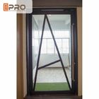 Sprężyna podłogowa Aluminiowe drzwi obrotowe do wnętrza domu Rozmiar niestandardowy Przednie drzwi obrotowe Drzwi szklane Szklane drzwi obrotowe