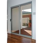 Wodoodporne komercyjne drzwi przesuwne szklane Podwójne szklane profile aluminiowe Zewnętrzne drzwi przesuwne drzwi przesuwne aluminiowe
