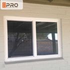 Wykonane na zamówienie aluminiowe okna przesuwne z podwójnymi szybami System prowadnic przesuwnych w poziomie z poziomym otwieraniem