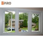 Dwuskrzydłowe aluminiowe okna produkcyjne do okien aluminiowych dwuskrzydłowych typu House Swing Open Style