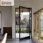 Podwójnie hartowane przeszklone środkowe drzwi wahadłowe / drzwi z profili aluminiowych z przegrodą termiczną