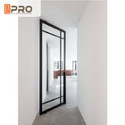 Przezroczyste szklane aluminiowe drzwi obrotowe do szczelności mieszkalnej Drzwi przednie obrotowe Drzwi zewnętrzne obrotowe, zawias obrotowy