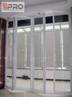Morden Aluminiowe składane drzwi zewnętrzne z podwójnymi szybami do mieszkania
