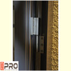 Drzwi ze szkła hartowanego o długiej żywotności, podwójne drzwi skrzydłowe Nowoczesne drzwi aluminiowe zawiasy do drzwi prysznicowych typy zawiasów zewnętrznych