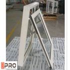 Okna z podwójnymi szybami Aluminiowe markizy / Okna dachowe z górnym zawieszeniem Aluminiowa markiza żaluzjowa ISO9001 Aluminiowa zawieszona na górze