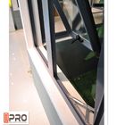 Aluminiowa rama Top Hung Casement Window Malowanie proszkowe Obróbka powierzchni markizy szklane okno tanie okno markizy szkła