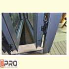 System komercyjny ze szkła hartowanego Aluminiowe okna składane do salonu lowes bi fold door Bi składane drzwi zewnętrzne