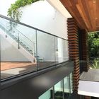 Nowoczesny projekt Aluminiowy balkon 6005 6060 Pionowa balustrada z drutu