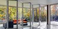 Wewnętrzne standardowe aluminiowe drzwi składane 100 mm