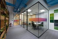 Dostosowane, zdejmowane, dźwiękoszczelne szklane ścianki działowe biurowe
