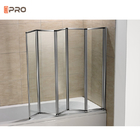 Izolacja akustyczna Temper Aluminium Walk In Bi Fold Łazienka Przesuwane szkło przeciwmgielne