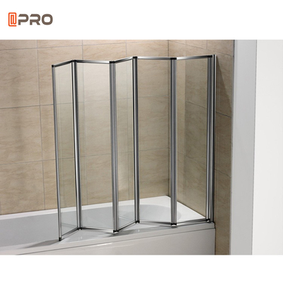 Izolacja akustyczna Temper Aluminium Walk In Bi Fold Łazienka Przesuwane szkło przeciwmgielne