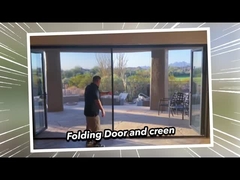 2 mm Aluminiowe podwójnie przeszklone Premium Weatherproof Sliding Glass Doors 2,1m Wysokość