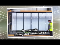 2 mm Aluminiowe podwójnie przeszklone Premium Weatherproof Sliding Glass Doors 2,1m Wysokość