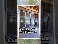2 mm Aluminiowe podwójnie przeszklone Premium Weatherproof Sliding Glass Doors 2,1m Wysokość