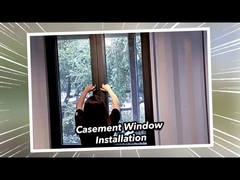 2 mm Aluminiowe podwójnie przeszklone Premium Weatherproof Sliding Glass Doors 2,1m Wysokość