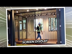 2 mm Aluminiowe podwójnie przeszklone Premium Weatherproof Sliding Glass Doors 2,1m Wysokość