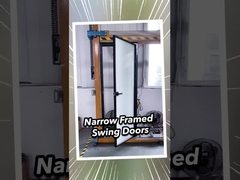 2 mm Aluminiowe podwójnie przeszklone Premium Weatherproof Sliding Glass Doors 2,1m Wysokość