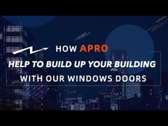 Zindywidualizowane, powlekane w proszku, wielofunkcyjne złożone drzwi aluminiowe z silikonowym uszczelnieniem