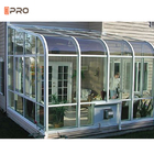 Dach rozbudowy domu 4 sezonowe szklane panele Sunroom