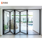 Niestandardowe wewnętrzne wspaniałe aluminiowe drzwi składane do budynków mieszkalnych