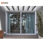 Zewnętrzny balkon Aluminiowe drzwi przesuwne System Białe potrójne szklane drzwi kieszonkowe