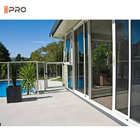 Dostosowany balkon Patio Aluminiowe drzwi przesuwne System malowania proszkowego