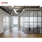 Ruchome dźwiękoszczelne nowoczesne panele działowe biurowe 108 mm Ściana ognioodporna ze szkła