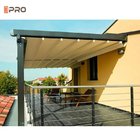 Dostosowana nowoczesna aluminiowa pergola Wodoodporna osłona przeciwsłoneczna Chowany regulowany dach PCV