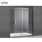 1,4 mm thinkness aluminiowe drzwi łazienkowe Hotel przesuwne wewnętrzne bezramowe szklane drzwi toaletowe