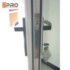 Wielokolorowe drzwi antywłamaniowe na zawiasach, izolacja akustyczna Aluminiowe drzwi przednie ze szkła