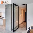 Przerwa termiczna Aluminiowe drzwi obrotowe Kolor Opcjonalnie do mieszkaniowych i komercyjnych zawiasów do drzwi obrotowych Drzwi wejściowe obrotowe