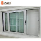 Prosty nowoczesny dom aluminiowe pionowe przesuwne okna zasłona balkonowa pionowe przesuwne aluminiowe przesuwane szkło okienne