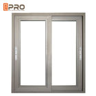 Mała izolacja akustyczna Toaleta Aluminiowe okna przesuwne Malowanie proszkowe pionowe okno przesuwne cena okna przesuwne drzwi