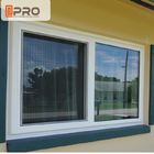 Aluminiowe szklane okna przesuwne, przesuwne okna do domów Różne wzory Przesuwny profil okienny z klamką przesuwną