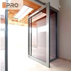 Dostosowany rozmiar Aluminium Glass Pivot Entry Door / Center Pivot Door przednie drzwi obrotowe aluminiowe przednie drzwi obrotowe