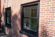 Aluminiowe okna przesuwne ze szkła hartowanego / potrójne oszklone okna komercyjne z podwójnymi szybami
