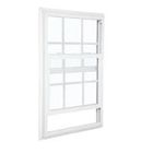 Dostosowane kolorowe aluminiowe okno z pojedynczym zawieszeniem z amerykańskim osprzętem typu szklanego