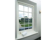 Okno z pojedynczym podwójnym zawieszeniem ISO Wysokie bezpieczeństwo Aluminiowe okna z podwójnymi szybami w kontroli wentylacji