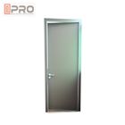 Niestandardowe aluminiowe drzwi na zawiasach, jednoskrzydłowe, kuloodporne szklane drzwi antywłamaniowe