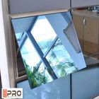 Pozioma aluminiowa markiza Okna Swing Open Style 1-2 MM Grubość profilu otwieracz do okien zawieszany od góry cena okna