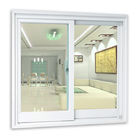 Energooszczędne białe aluminiowe okna przesuwne ze szklanym oknem przesuwnym z odblaskową szybą aluminiowe okno przesuwne