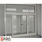 Podwójne aluminiowe okna przesuwne Low - E Glass z 10-letnią gwarancją aluminiowe okno przesuwające się w górę ceny aluminium
