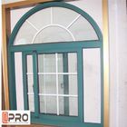 Mieszkaniowe aluminiowe przesuwne szklane okna / przesuwne okna do domów aluminiowe ramy okienne przesuwne z hartowanego szkła przesuwnego